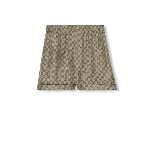 Gucci GG Supreme Silk Shorts