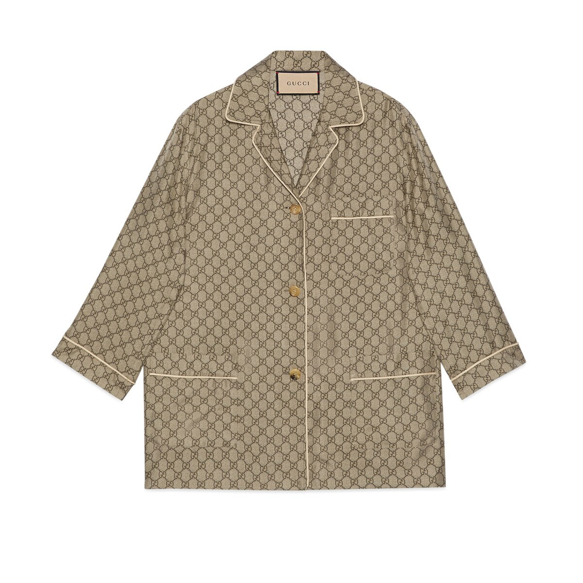 Gucci GG Supreme Silk Shirt