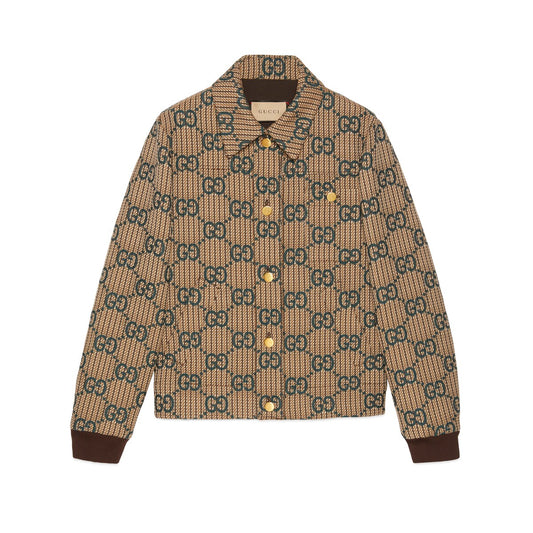 Gucci GG Wool Bomber Jacket