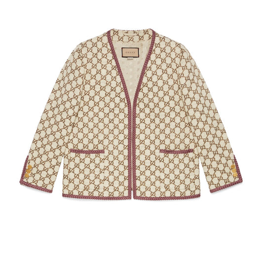 Gucci GG Cotton Tweed Jacket