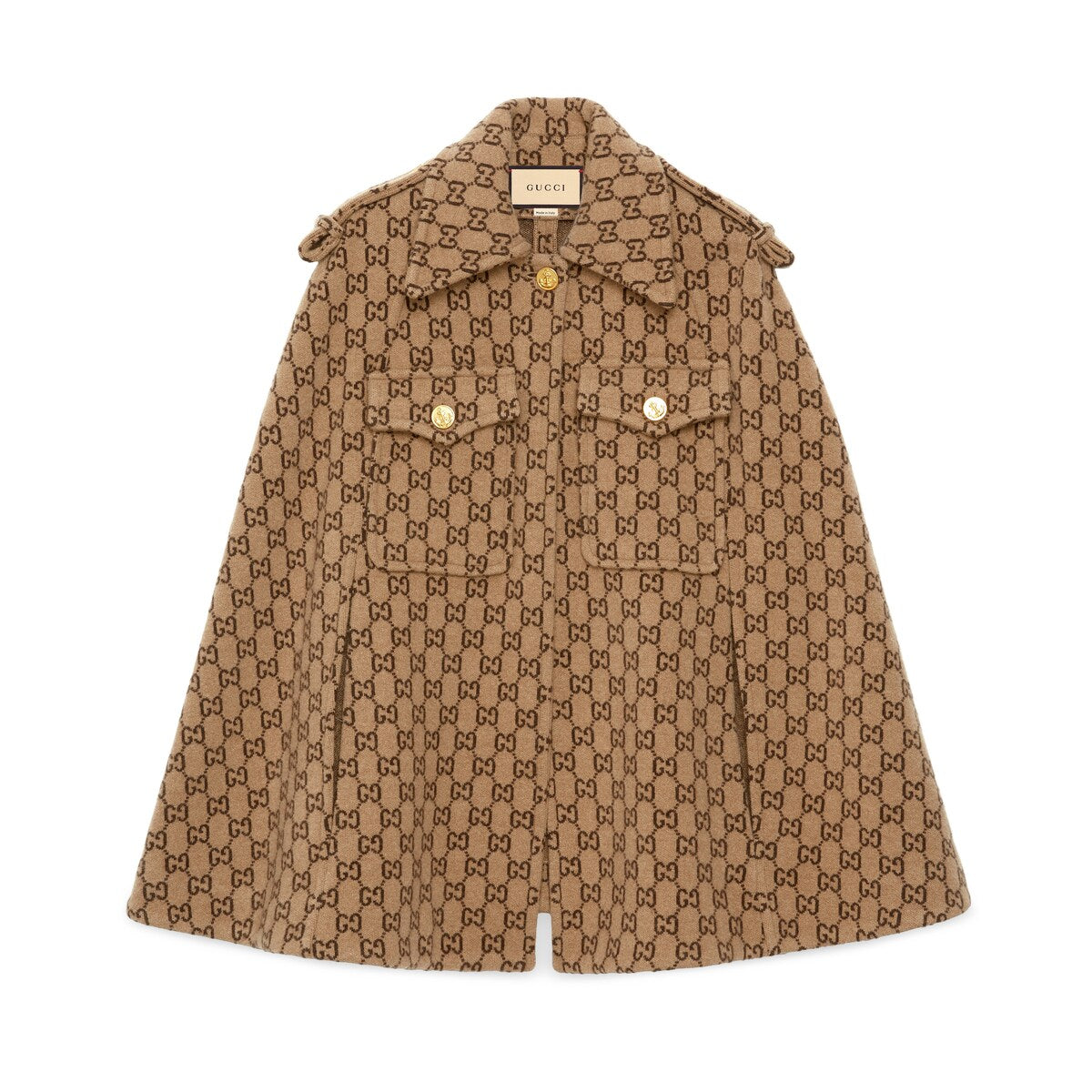 Gucci GG Wool Cape