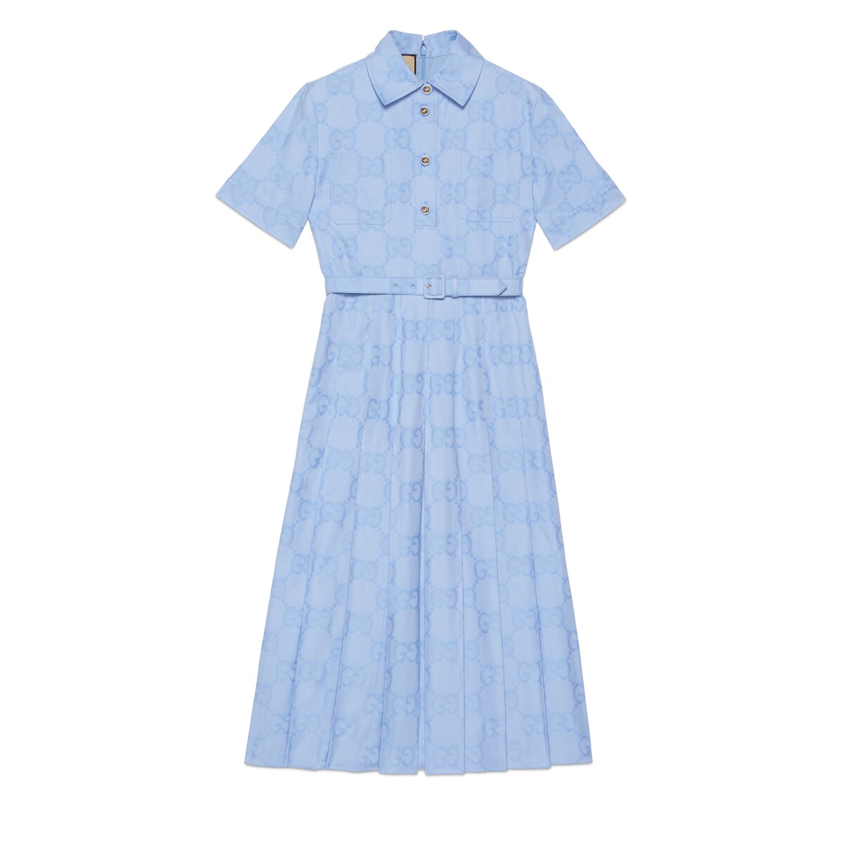 Gucci Cotton Poplin Midi Dress