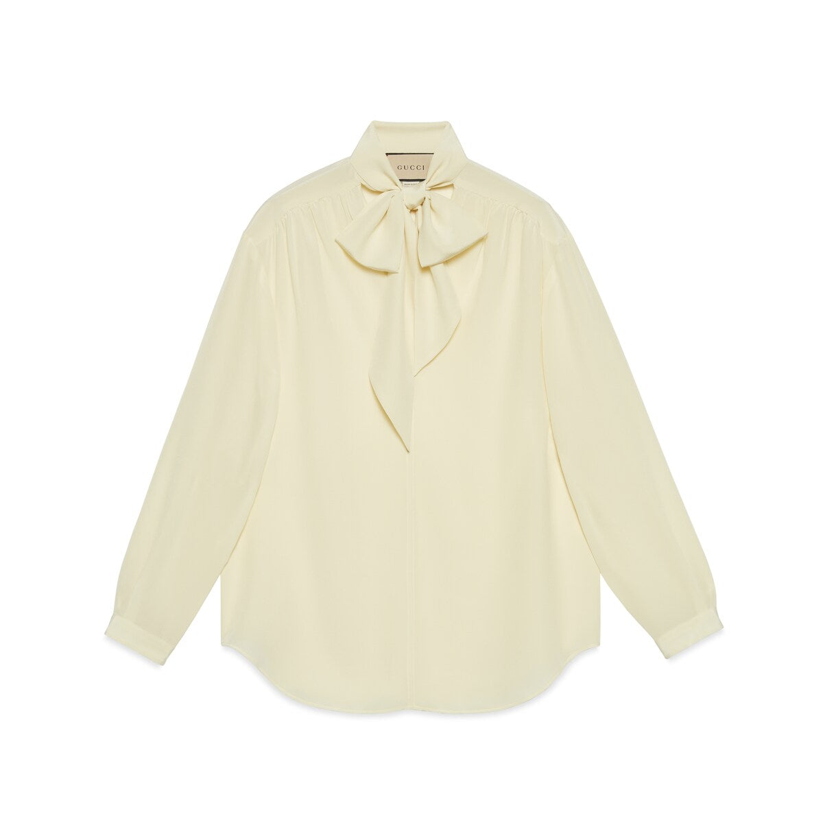 Gucci Crêpe Satin Shirt With Neck Tie