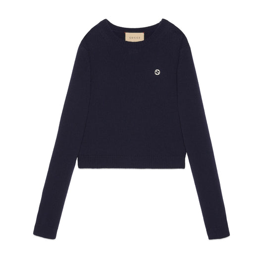 Gucci Wool Cashmere Jumper With Embroidery
