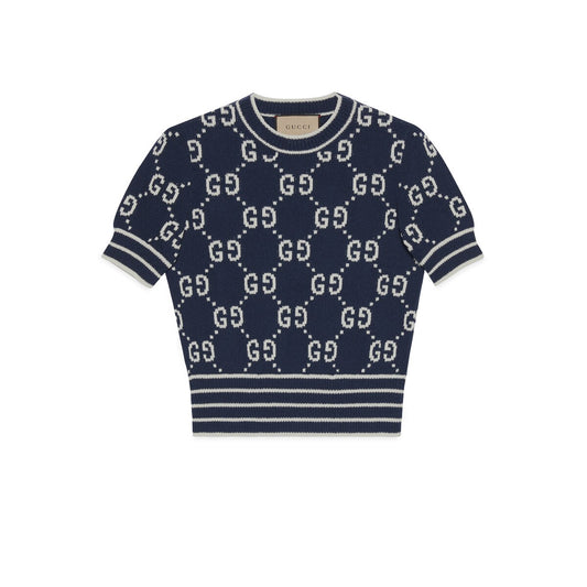 Gucci GG Cotton Jacquard Top