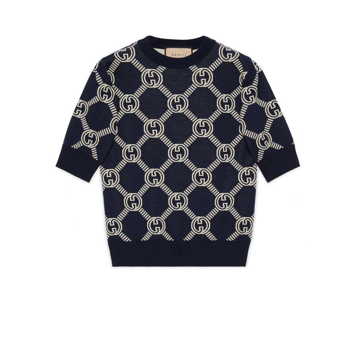 Gucci Reversible GG Wool Jacquard Top