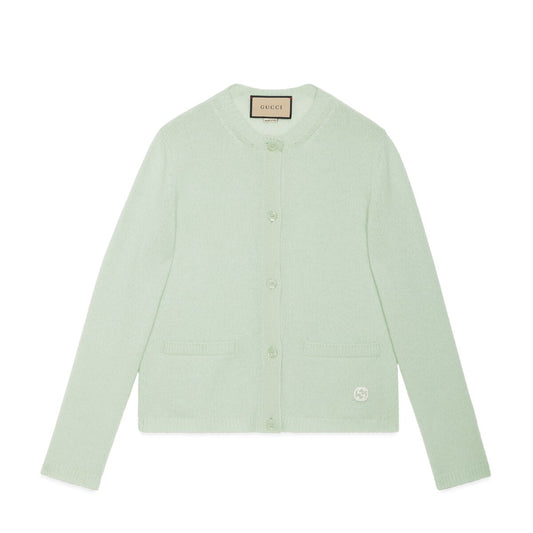Gucci Fine Cashmere Cardigan With Interlocking G