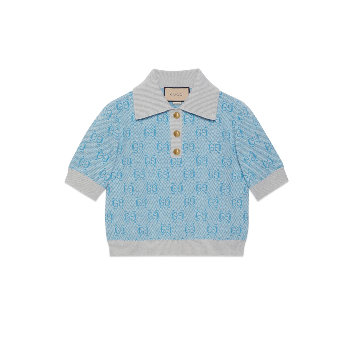 Gucci GG Wool Jacquard Polo