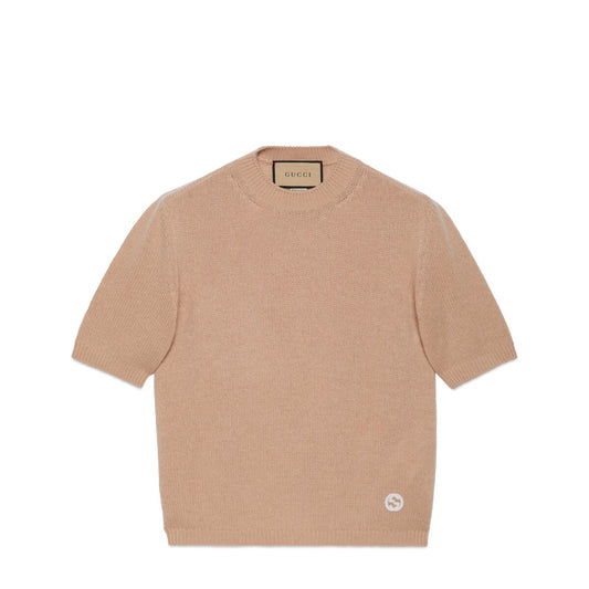 Gucci Fine Cashmere Top With Interlocking G