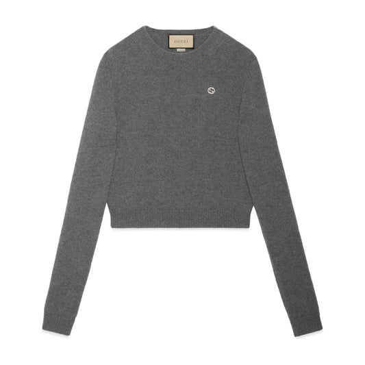 Gucci Wool Cashmere Jumper With Embroidery