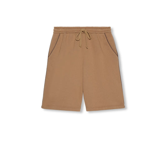 Gucci Cotton Jersey Shorts With Embroidery