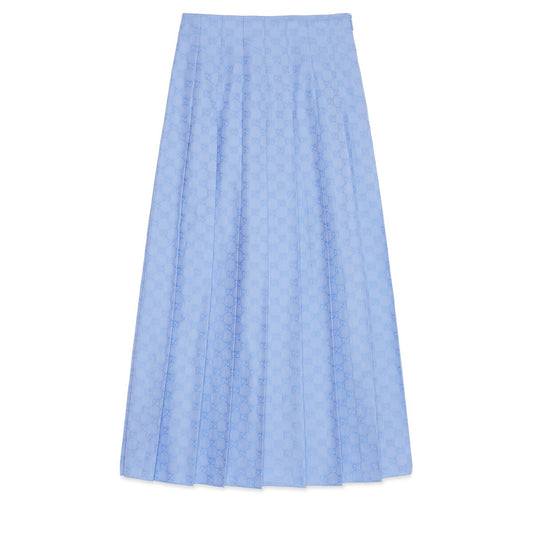 Gucci GG Supreme Oxford Cotton Skirt