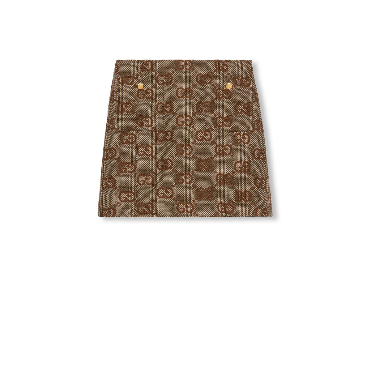 Gucci Jumbo GG Wool Skirt