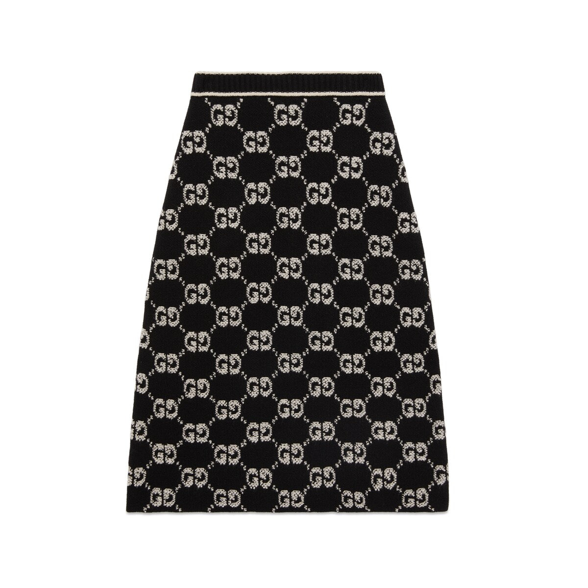 Gucci GG Wool Bouclé Jacquard Skirt