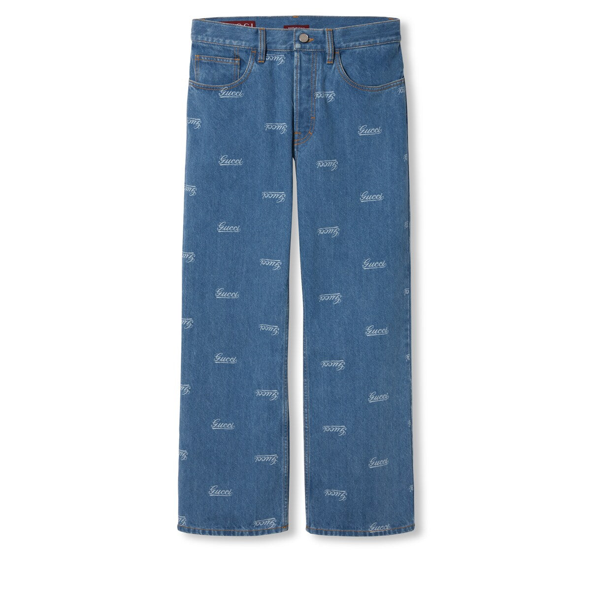 Gucci Low Waist Cropped Denim Pant