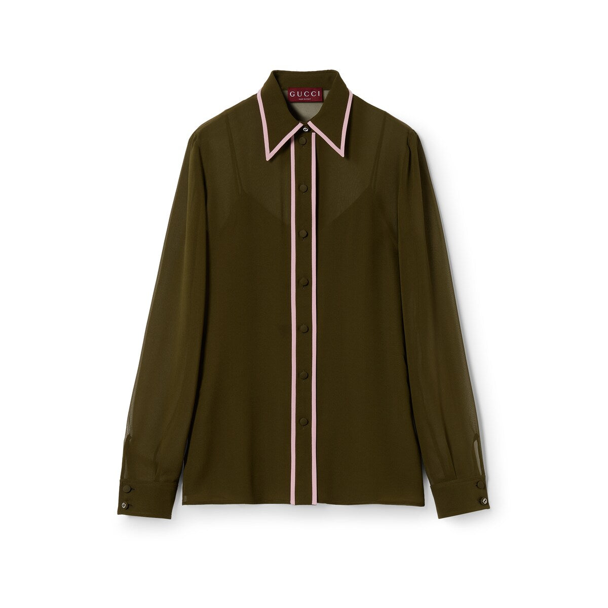 Gucci Light Silk Georgette Shirt