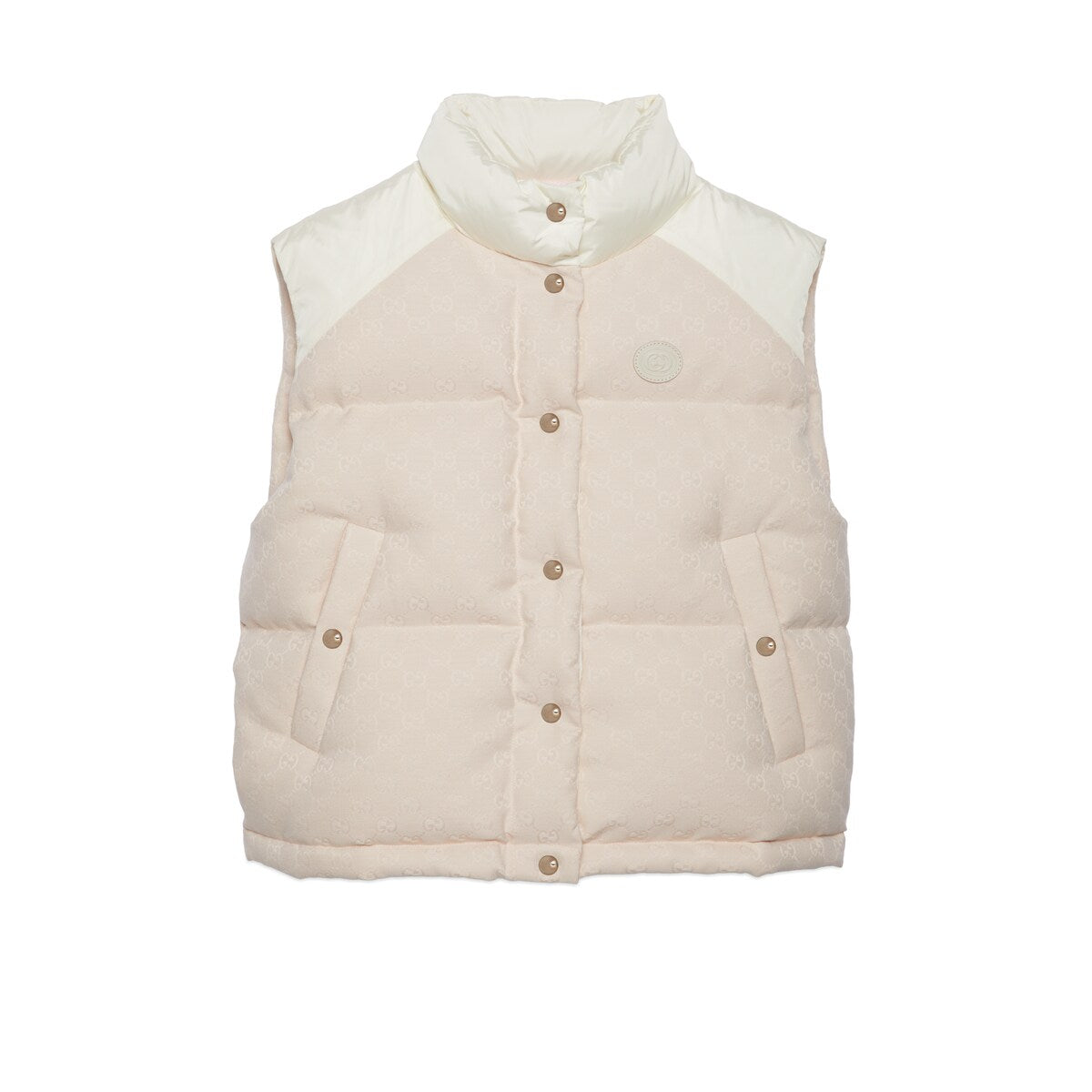 Gucci GG Cotton Canvas Padded Gilet