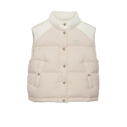 Gucci GG Cotton Canvas Padded Gilet