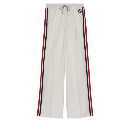 Gucci Technical Jersey Trouser With Web