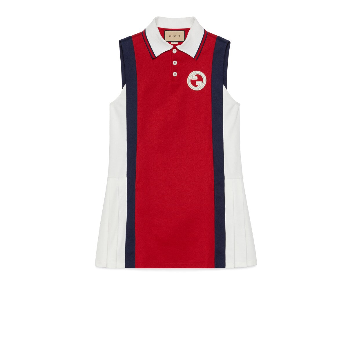 Gucci Technical Jersey Polo Dress