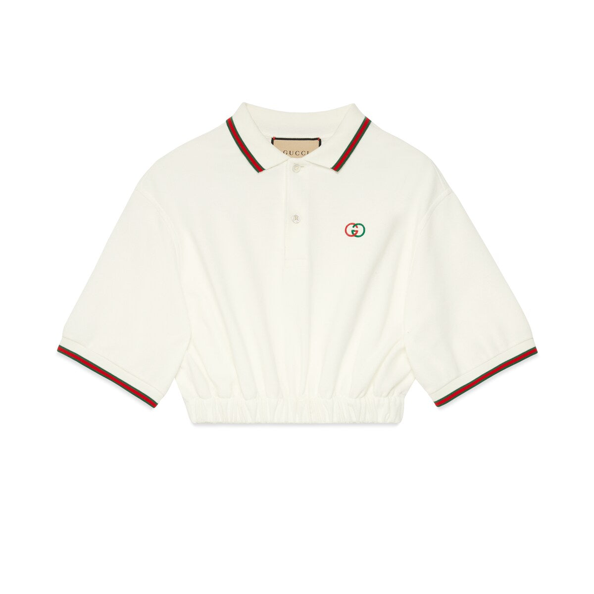 Gucci Cotton Piquet Polo Shirt With Web