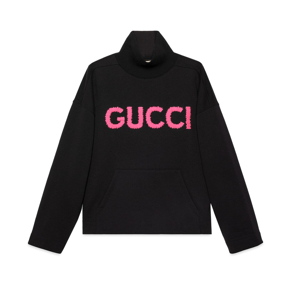Gucci Cotton Jersey Turtleneck Sweatshirt