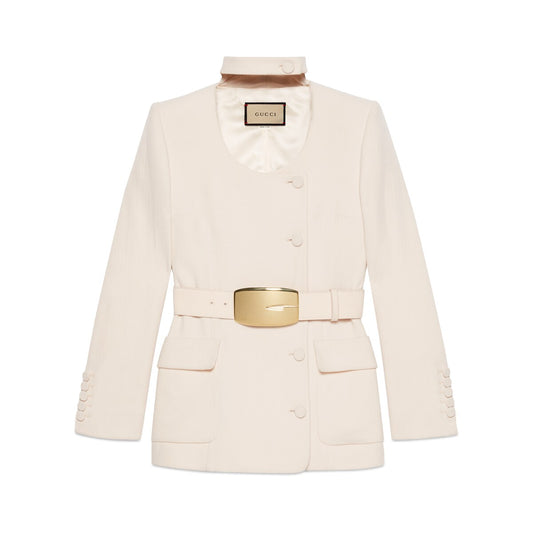 Gucci Wool Crêpe Jacket