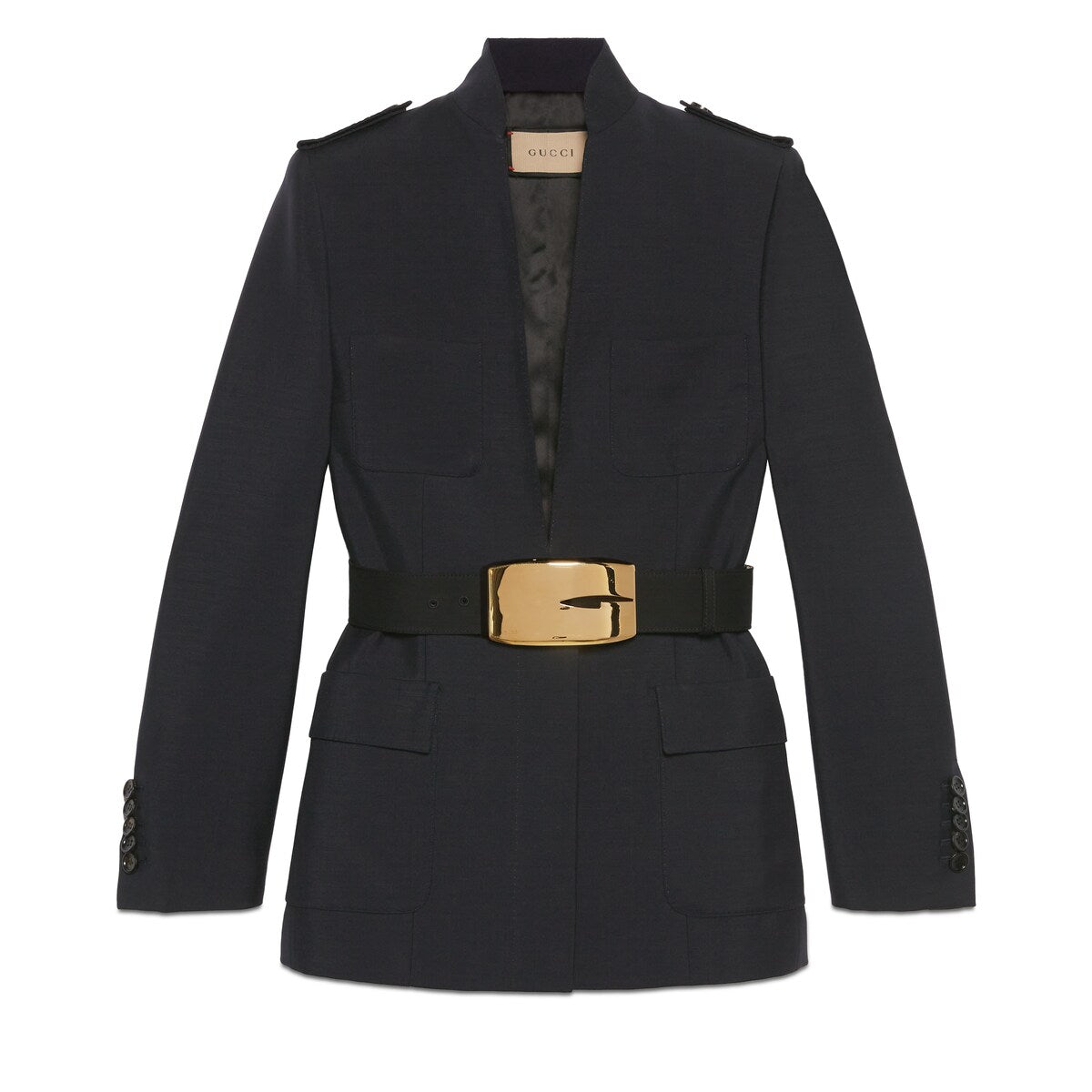 Gucci Soft Wool Silk Jacket