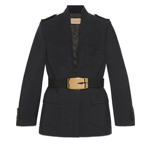 Gucci Soft Wool Silk Jacket