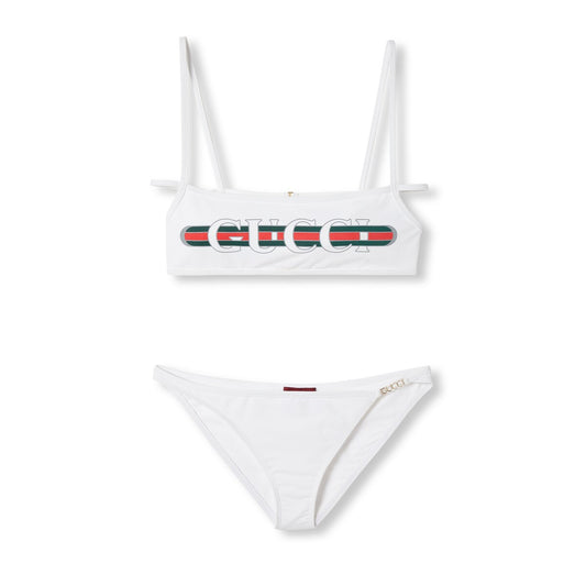 Gucci Gucci Print Stretch Jersey Bikini