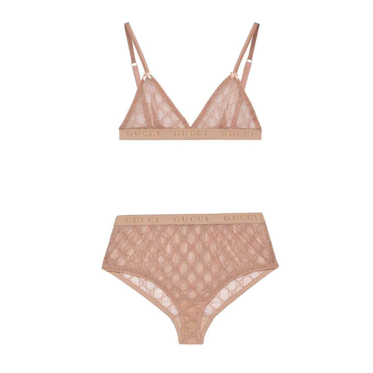 Gucci GG Tulle Lingerie Set