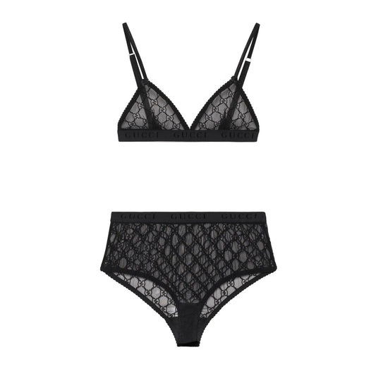 Gucci GG Tulle Lingerie Set