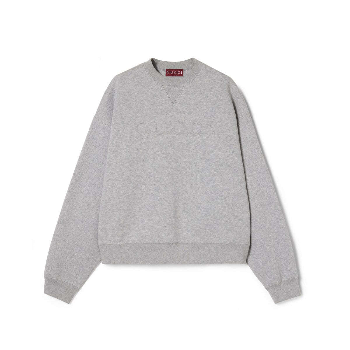 Gucci Cotton Jersey Embossed Sweatshirt