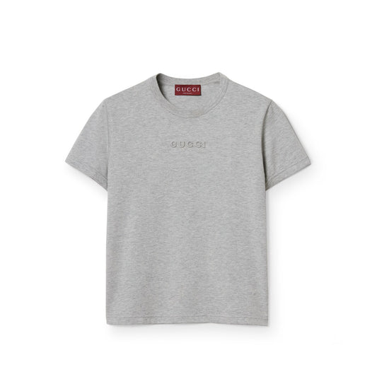 Gucci Cotton Jersey Embossed T-Shirt