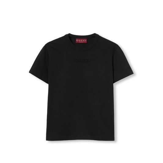 Gucci Cotton Jersey T-Shirt With Embroidery