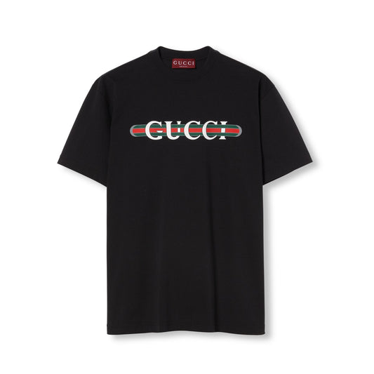 Gucci Printed Cotton Jersey T-Shirt