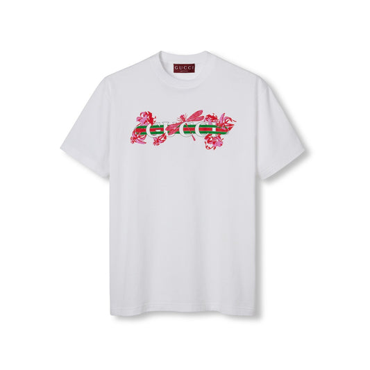 Gucci Printed Cotton Jersey T-Shirt