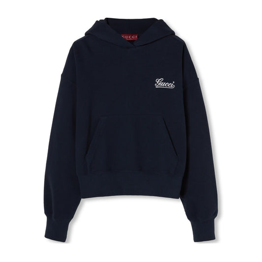 Gucci Cotton Jersey Hooded Sweatshirt