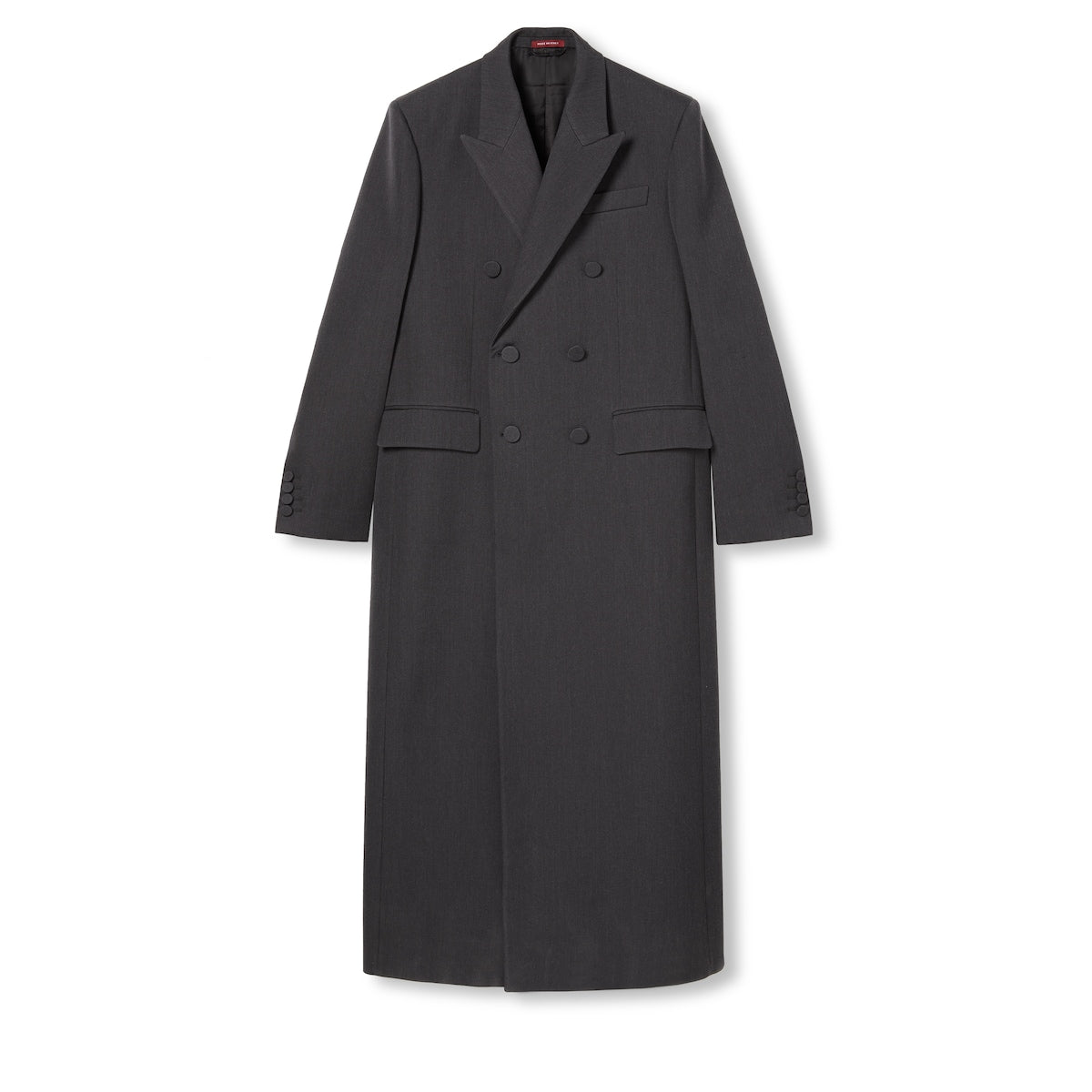 Gucci Wool Coat with 'Ancora' Embroidery