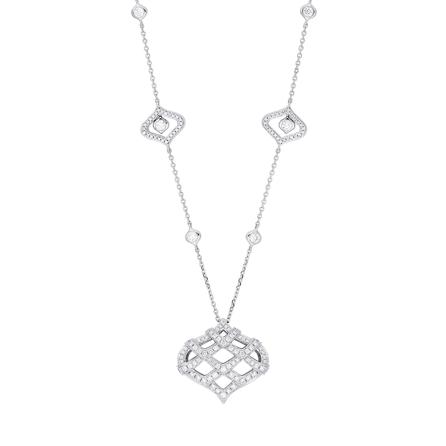 Woodland Pavé Diamond Pendant