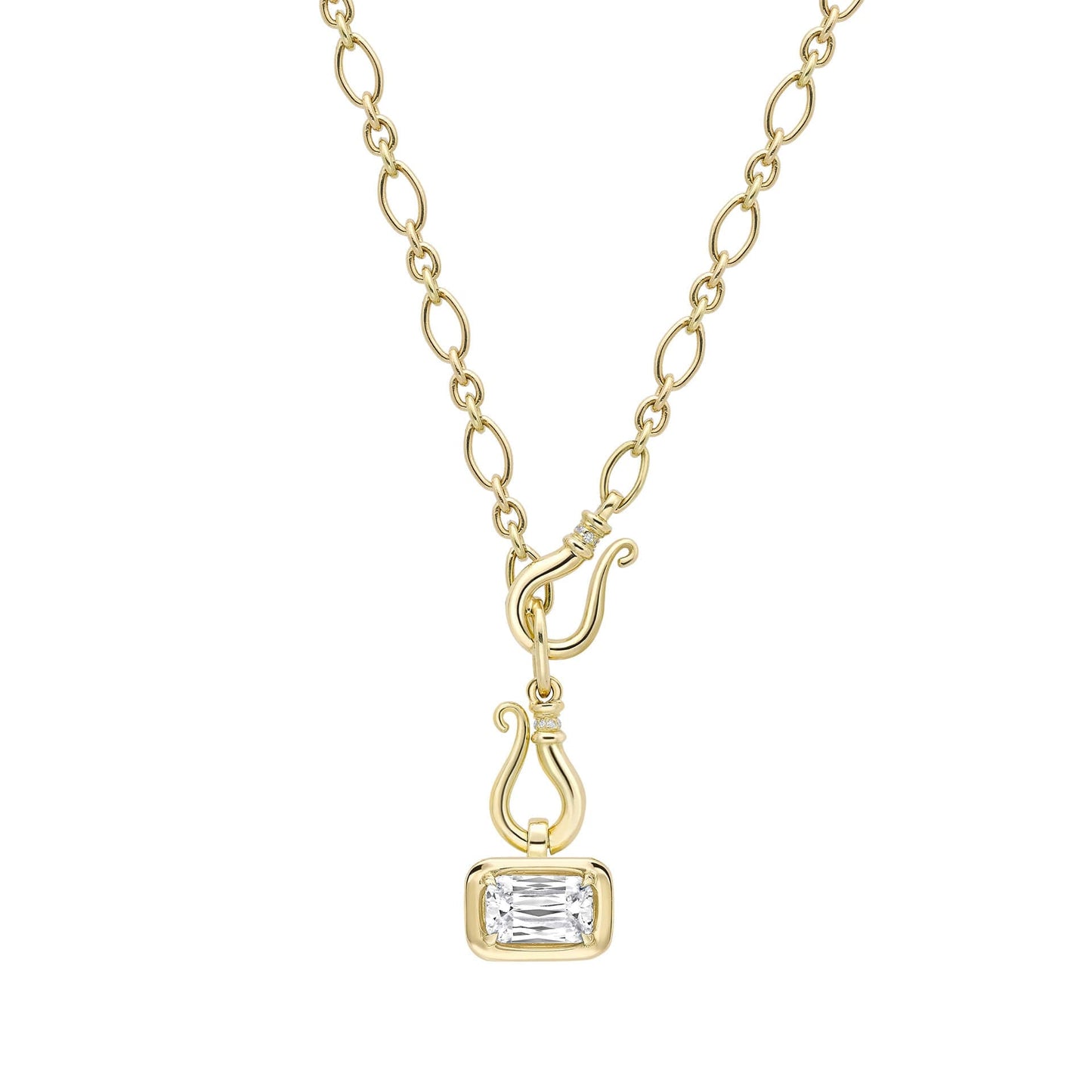 Florentine Ashoka Diamond Pendant