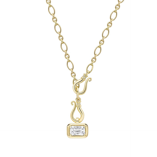 Florentine Ashoka Diamond Pendant