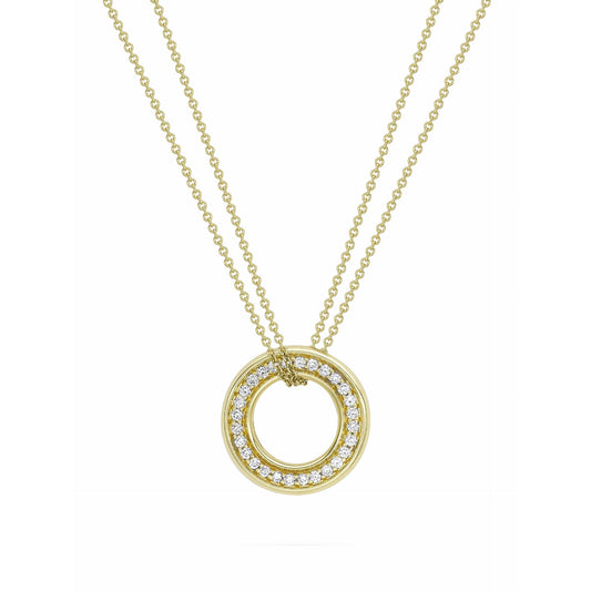 Roulette Diamond Pendant