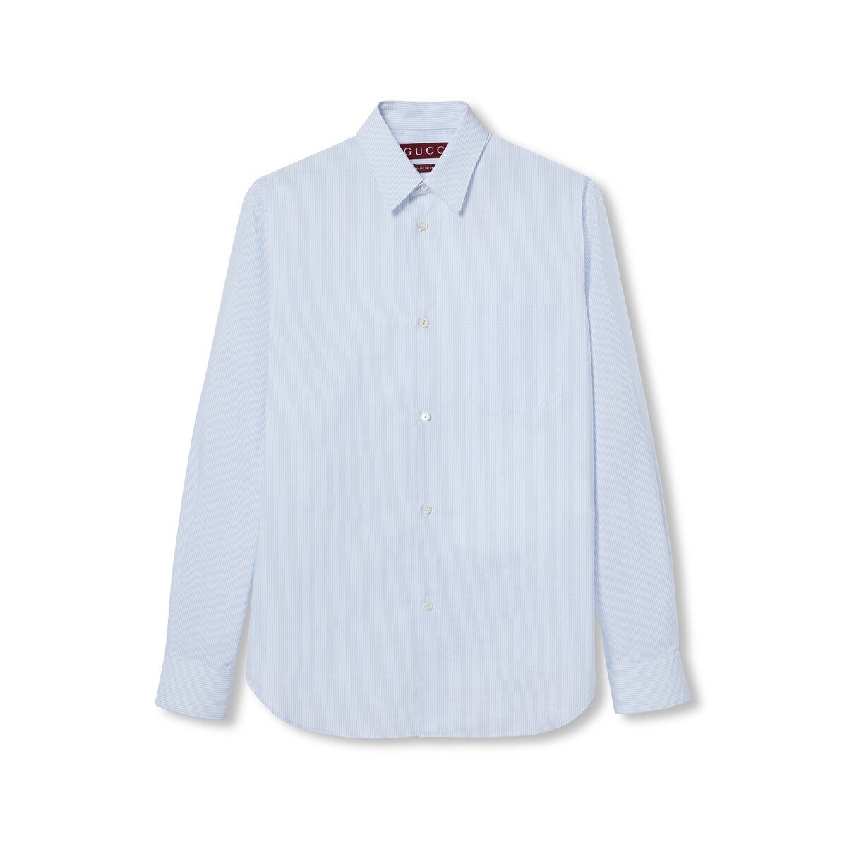 Gucci Striped Cotton Poplin Shirt