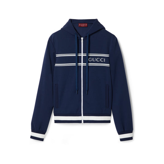 Gucci Technical Jersey Hooded Sweatshirt