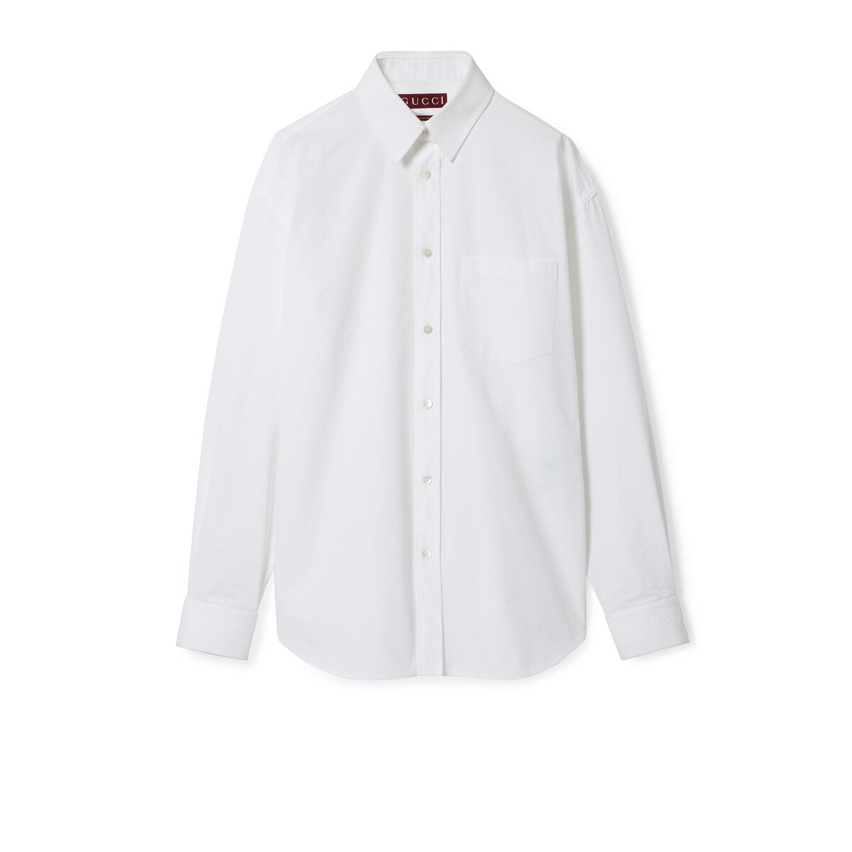 Gucci Cotton Poplin Shirt with Gucci Detail