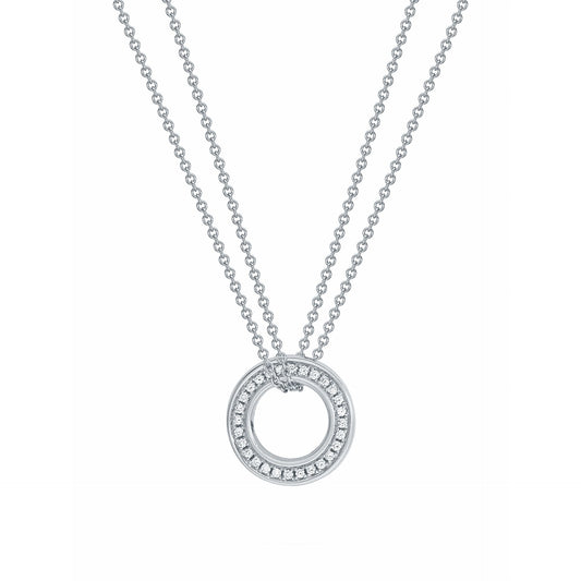 Roulette Small Diamond Pendant