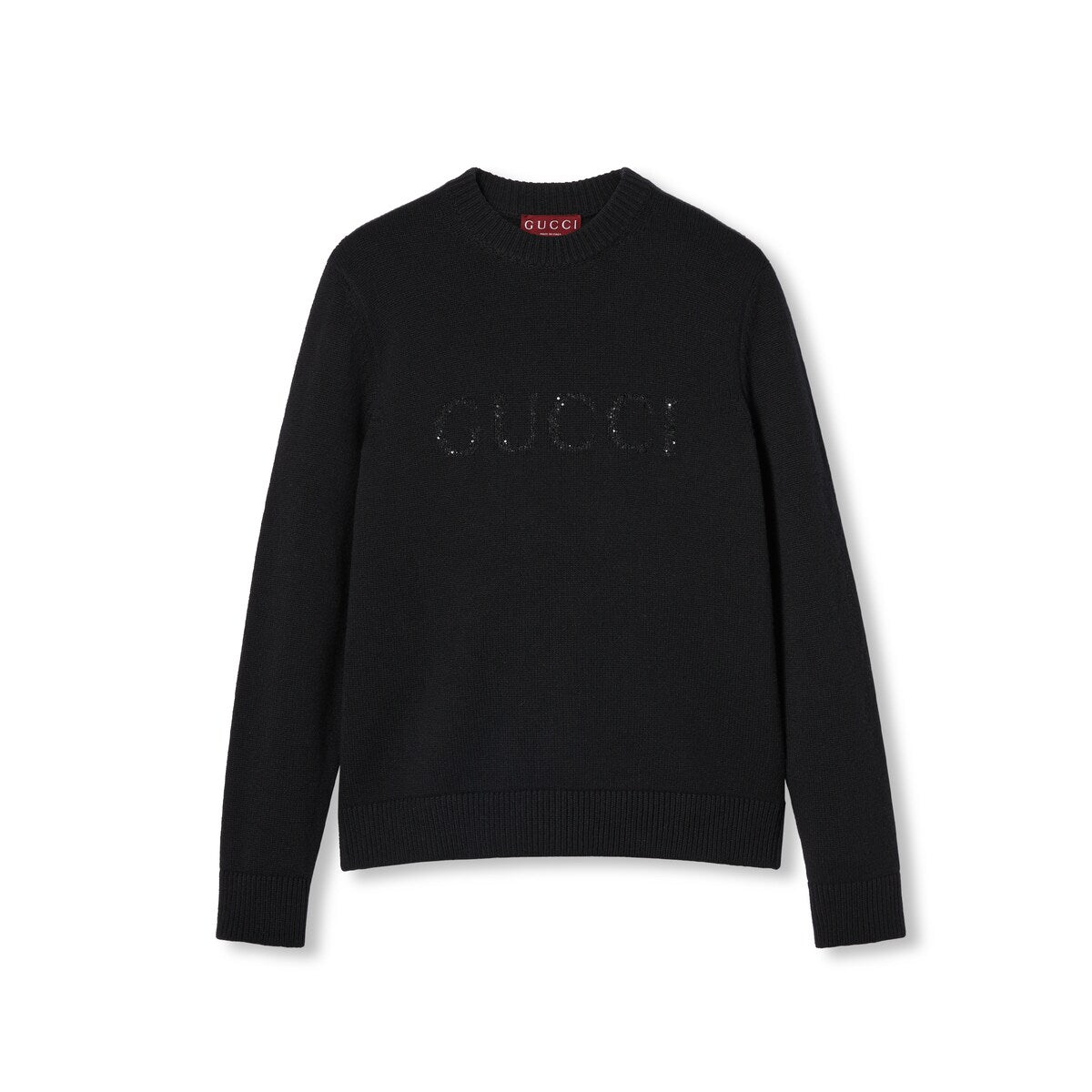 Gucci Wool Cashmere Sweater with Intarsia