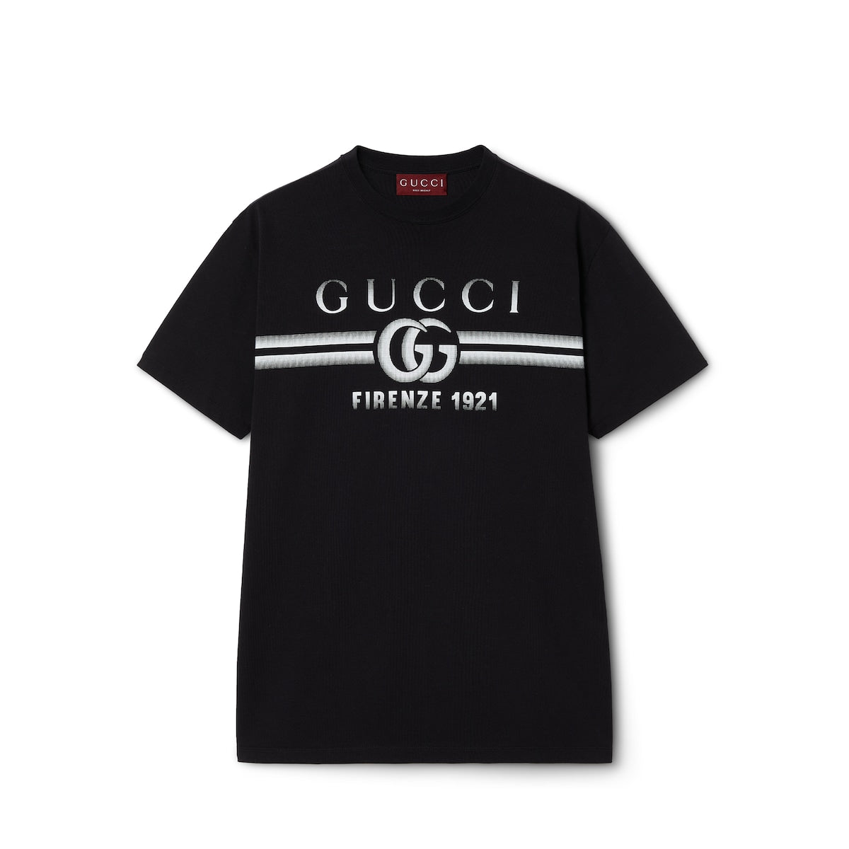 Gucci Cotton Jersey T-shirt with Gucci Print