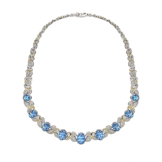 Secret Garden Verdure Tanzanite and Diamond Necklace